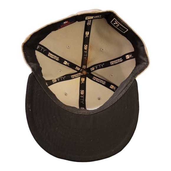 New York Yankees MLB Hat - Fitted Size 7 5/8 Cap - 59Fifty MLB Baseball Gray - Picture 7 of 10